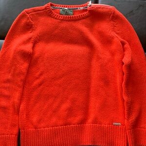 Orange sweater size medium Ralph Lauren super comfortable
